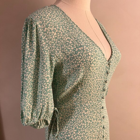 Rixo Staci dress – Green Tea-Length Dress (US 6/UK 10) - Picture 11 of 15